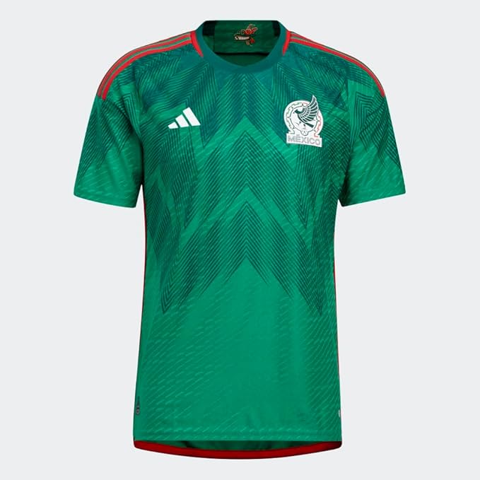 adidas Mexico 22 Home Authentic Jersey Mens 3